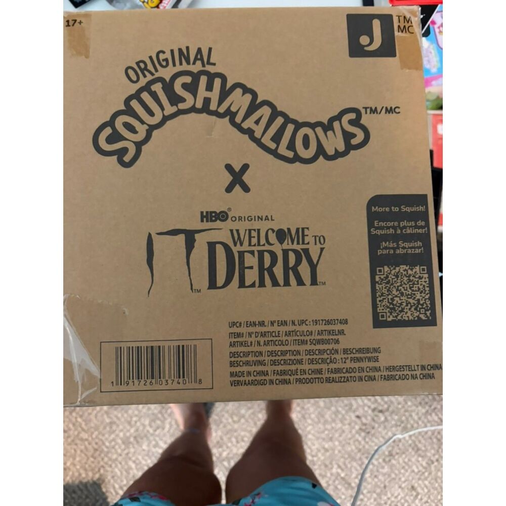 Squishmallows x HBO IT: welcome to Derry Pennywise 12 inch plush in box